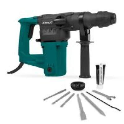 Rotary hammer drill 1050W – 4.5 Joule - SDS plus - 3 functions | Incl. drills and chisels