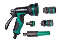 VONROC Spray gun and nozzle set | Incl. couplings and connectors